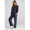 imagePRETTYGARDEN Womens 2 Piece Outfits 2025 Winter Long Sleeve Pullover Tops And Long Pants Lounge Sets TracksuitNavy