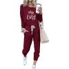 Patterned-wine Red