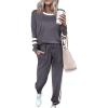 Striped Dark Grey