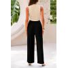imagePRETTYGARDEN 2 Piece Sets for Women Summer Casual 2025 Spring Sleeveless Tank Ribbed Travel Vacation Lounge Wear OutfitsApricot Black