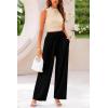 imagePRETTYGARDEN 2 Piece Sets for Women Summer Casual 2025 Spring Sleeveless Tank Ribbed Travel Vacation Lounge Wear OutfitsApricot Black