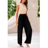 imagePRETTYGARDEN 2 Piece Sets for Women Summer Casual 2025 Spring Sleeveless Tank Ribbed Travel Vacation Lounge Wear OutfitsApricot Black
