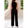 imagePRETTYGARDEN 2 Piece Sets for Women Summer Casual 2025 Spring Sleeveless Tank Ribbed Travel Vacation Lounge Wear OutfitsBlack