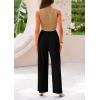 imagePRETTYGARDEN 2 Piece Sets for Women Summer Casual 2025 Spring Sleeveless Tank Ribbed Travel Vacation Lounge Wear OutfitsCamel Black