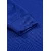 imagePRETTYGARDEN Womens 2 Piece Outfits Casual Long Sleeve Pullover Tops and Wide Leg Pants Knitted Lounge SetsRoyal Blue