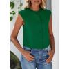 imagePRETTYGARDEN Womens Suit Vest Crop Tops 2025 Summer Dressy Business Casual Work Office Clothes Trendy Blazer WaistcoatGreen