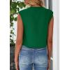 imagePRETTYGARDEN Womens Suit Vest Crop Tops 2025 Summer Dressy Business Casual Work Office Clothes Trendy Blazer WaistcoatGreen