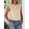 imagePRETTYGARDEN Womens Suit Vest Crop Tops 2025 Summer Dressy Business Casual Work Office Clothes Trendy Blazer WaistcoatLight Khaki