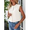 imagePRETTYGARDEN Womens Suit Vest Crop Tops 2025 Summer Dressy Business Casual Work Office Clothes Trendy Blazer WaistcoatWhite