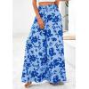 imagePRETTYGARDEN Womens 2025 Summer Flowy Wide Leg Palazzo Pants Dressy Casual Elastic High Waisted Pockets Boho Beach TrousersFloral Blue