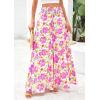 imagePRETTYGARDEN Womens 2025 Summer Flowy Wide Leg Palazzo Pants Dressy Casual Elastic High Waisted Pockets Boho Beach TrousersFloral White Purple
