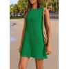 imagePRETTYGARDEN Womens Crochet Coverups 2025 Summer Sleeveless Knit Beach Vacation Resort Bathing Suit Swimwear Cover Up DressGreen