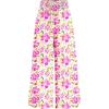 Floral White Purple