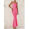 imagePRETTYGARDEN Maxi Dresses for Women 2025 Summer Halter Leopard Print Sleeveless Sexy Bodycon Cruise Cocktail Long DressPink Leopard
