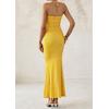 imagePRETTYGARDEN Maxi Dresses for Women 2025 Summer Halter Leopard Print Sleeveless Sexy Bodycon Cruise Cocktail Long DressZebra Yellow
