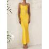 imagePRETTYGARDEN Maxi Dresses for Women 2025 Summer Halter Leopard Print Sleeveless Sexy Bodycon Cruise Cocktail Long DressZebra Yellow