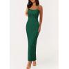 imagePRETTYGARDEN Womens Summer Wedding Guest Dress 2025 Spaghetti Strap Lace Floral Bodycon Formal Cocktail Evening Long DressesDark Green