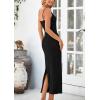 imagePRETTYGARDEN Womens Maxi Dress 2025 Spring Long Wedding Guest Dresses Resort Wear Vacation Casual Bodycon Summer Sun DressesBlack