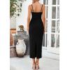 imagePRETTYGARDEN Womens Maxi Dress 2025 Spring Long Wedding Guest Dresses Resort Wear Vacation Casual Bodycon Summer Sun DressesBlack