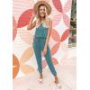 imagePRETTYGARDEN Womens Two Piece Outfit Sets Casual Summer Sleeveless Crewneck Tops and Sweatpants Active Tracksuit Lounge WearGrey Green