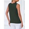 imagePRETTYGARDEN Sweater Vest Women 2025 Spring Summer Casual Lightweight Knit Sleeveless Button Down Tank Tops Trendy ClothesArmy Green