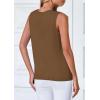 imagePRETTYGARDEN Sweater Vest Women 2025 Spring Summer Casual Lightweight Knit Sleeveless Button Down Tank Tops Trendy ClothesCoffee