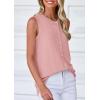 imagePRETTYGARDEN Sweater Vest Women 2025 Spring Summer Casual Lightweight Knit Sleeveless Button Down Tank Tops Trendy ClothesPink