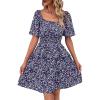 Blue Purple Floral
