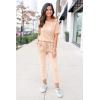 imagePRETTYGARDEN Jumpsuits for Women 2025 Summer Dressy Off Shoulder Romper Spring Vacation Travel Lounge Outfits ClothesBeige
