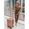 imagePRETTYGARDEN Jumpsuits for Women 2025 Summer Dressy Off Shoulder Romper Spring Vacation Travel Lounge Outfits ClothesKhaki