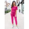 imagePRETTYGARDEN Jumpsuits for Women 2025 Summer Dressy Off Shoulder Romper Spring Vacation Travel Lounge Outfits ClothesRose Red