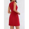 imagePRETTYGARDEN Womens Formal Short Dresses 2025 Summer Sleeveless Boat Neck A Line Elegant Mini Cocktail Party DressRed
