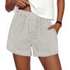 Striped Grey Blue White