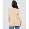 imagePRETTYGARDEN Womens 2025 Fall Cardigan Sweaters Long Sleeve Open Front Button Up V Neck Knit Winter Fashion ClothesBeige