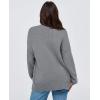 imagePRETTYGARDEN Womens 2025 Fall Cardigan Sweaters Long Sleeve Open Front Button Up V Neck Knit Winter Fashion ClothesGrey