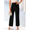 imagePRETTYGARDEN Wide Leg Pants for Women Trendy 2025 Fall High Waisted Business Casual Outfits Work Pant TrousersBlack