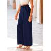imagePRETTYGARDEN Wide Leg Pants for Women Trendy 2025 Fall High Waisted Business Casual Outfits Work Pant TrousersNavy
