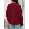 imagePRETTYGARDEN Womens 2025 Oversized Cardigan Sweaters Trendy Chunky Knit Long Sleeve V Neck Button Down Fall Winter OutfitsBurgundy