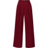 imagePRETTYGARDEN Wide Leg Pants for Women Trendy 2025 Fall High Waisted Business Casual Outfits Work Pant TrousersWine Red