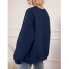 imagePRETTYGARDEN Crewneck Sweatshirt for Women Oversized Long Sleeve Pullover Tops Winter Fall Outfits 2025 Fashion ClothingNavy Blue