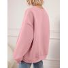 imagePRETTYGARDEN Crewneck Sweatshirt for Women Oversized Long Sleeve Pullover Tops Winter Fall Outfits 2025 Fashion ClothingPink