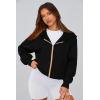 imagePRETTYGARDEN Hoodies for Women Sweatshirt Zip Up Hoodie Fall Fashion 2025 Trendy Long Sleeve Jackets Winter Clothing OutfitsBlack