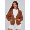 imagePRETTYGARDEN Hoodies for Women Sweatshirt Zip Up Hoodie Fall Fashion 2025 Trendy Long Sleeve Jackets Winter Clothing OutfitsBrown