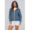 imagePRETTYGARDEN Hoodies for Women Sweatshirt Zip Up Hoodie Fall Fashion 2025 Trendy Long Sleeve Jackets Winter Clothing OutfitsGrey Blue