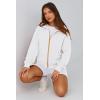 imagePRETTYGARDEN Hoodies for Women Sweatshirt Zip Up Hoodie Fall Fashion 2025 Trendy Long Sleeve Jackets Winter Clothing OutfitsWhite