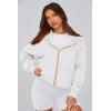 imagePRETTYGARDEN Hoodies for Women Sweatshirt Zip Up Hoodie Fall Fashion 2025 Trendy Long Sleeve Jackets Winter Clothing OutfitsWhite