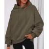imagePRETTYGARDEN Womens 2025 Oversized Hoodies Sweatshirt Long Sleeve Loose Fit Going Out Tops Trendy Casual Fall Fashion OutfitsArmy Green