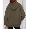 imagePRETTYGARDEN Womens 2025 Oversized Hoodies Sweatshirt Long Sleeve Loose Fit Going Out Tops Trendy Casual Fall Fashion OutfitsArmy Green