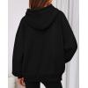 imagePRETTYGARDEN Womens 2025 Oversized Hoodies Sweatshirt Long Sleeve Loose Fit Going Out Tops Trendy Casual Fall Fashion OutfitsBlack