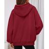 imagePRETTYGARDEN Womens 2025 Oversized Hoodies Sweatshirt Long Sleeve Loose Fit Going Out Tops Trendy Casual Fall Fashion OutfitsBurgundy